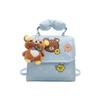 Girls' 2026 Little Bear Cartoon Backpack - Lightweight Autumn Single Shoulder & Crossbody Bag