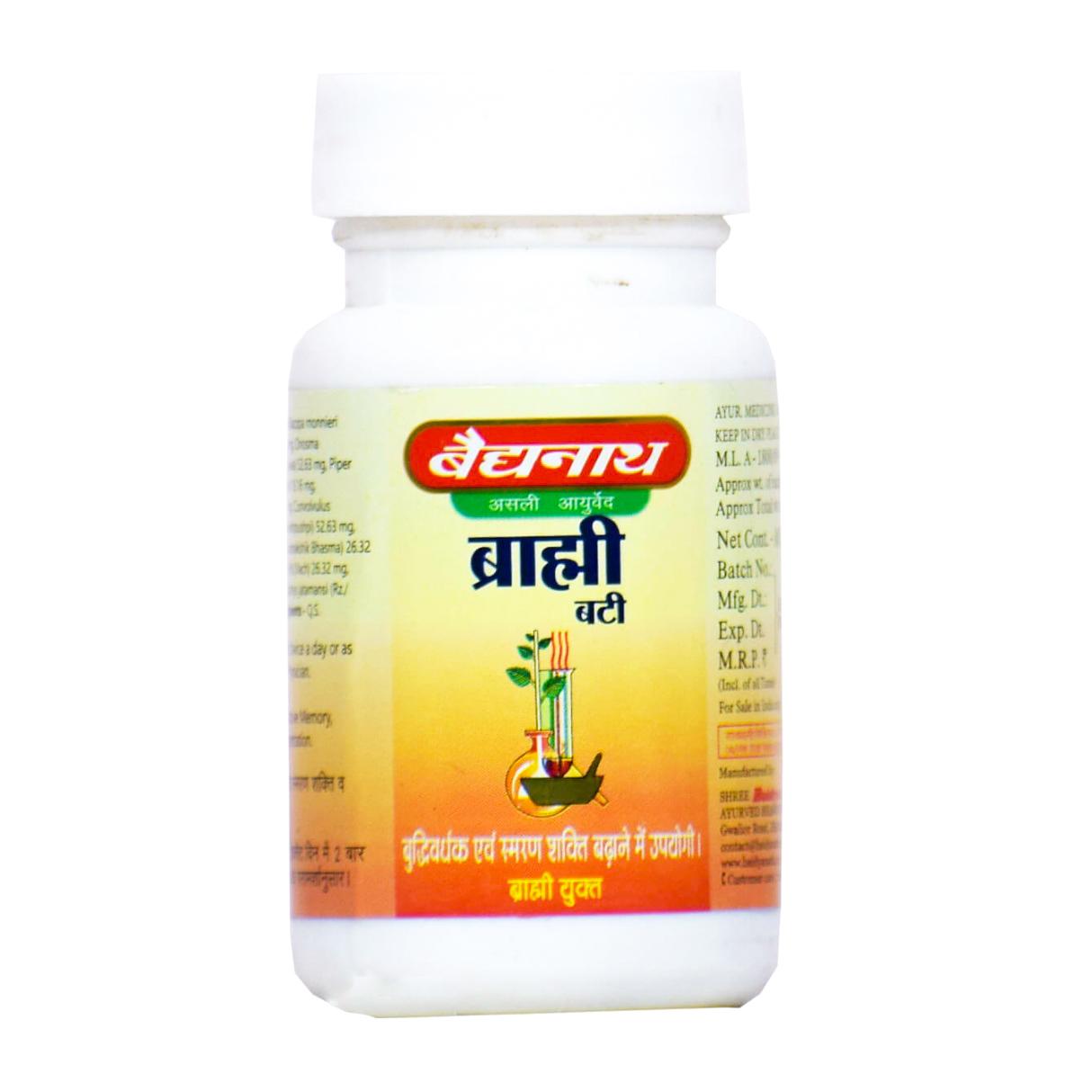 

Брахмі Ваті (80 таб), Brahmi Bati, Baidyanath