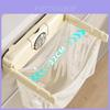 Plastic Trash Bag Holder Wall Mount With Foldable Design For Kitchen And Bathroom Storage