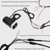 Waterproof Wireless Motorcycles Stereo Speakers 2 Inch Handlebar Mount MP3 Music Player AudioAmplifier System
