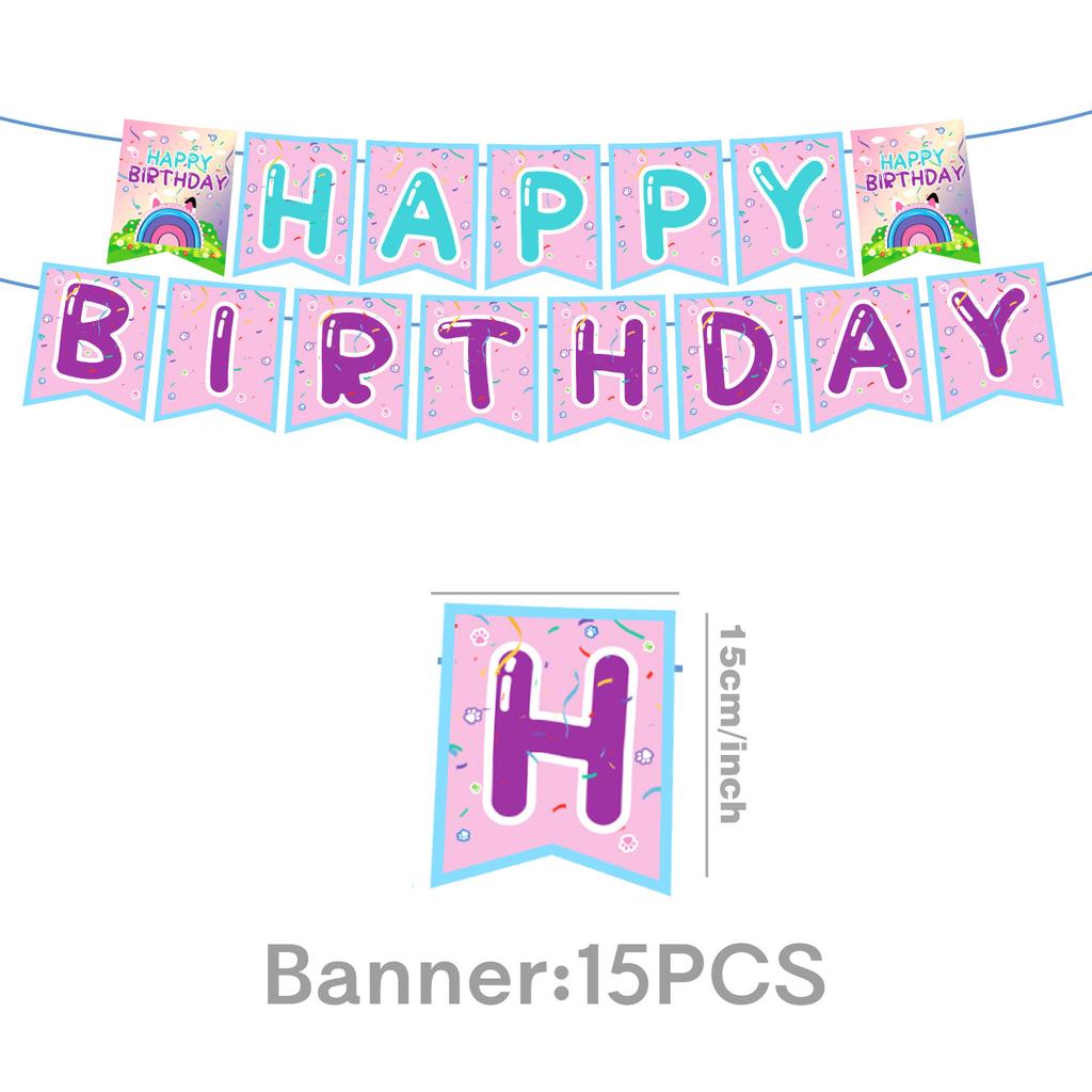 Gaby'S Doll House Party Supplies Birthday Party Decorations Arrangements Props Paper Plates Paper Cups Tablecloths Paper Towels Banners