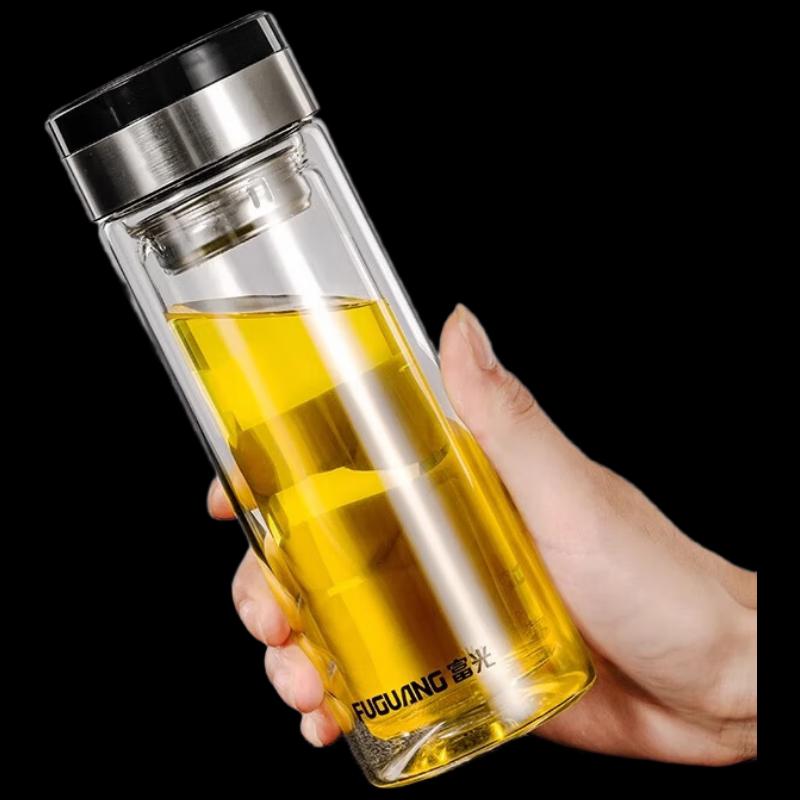 Fuguan X1922-sp-320 Double-Layer Glass Cup