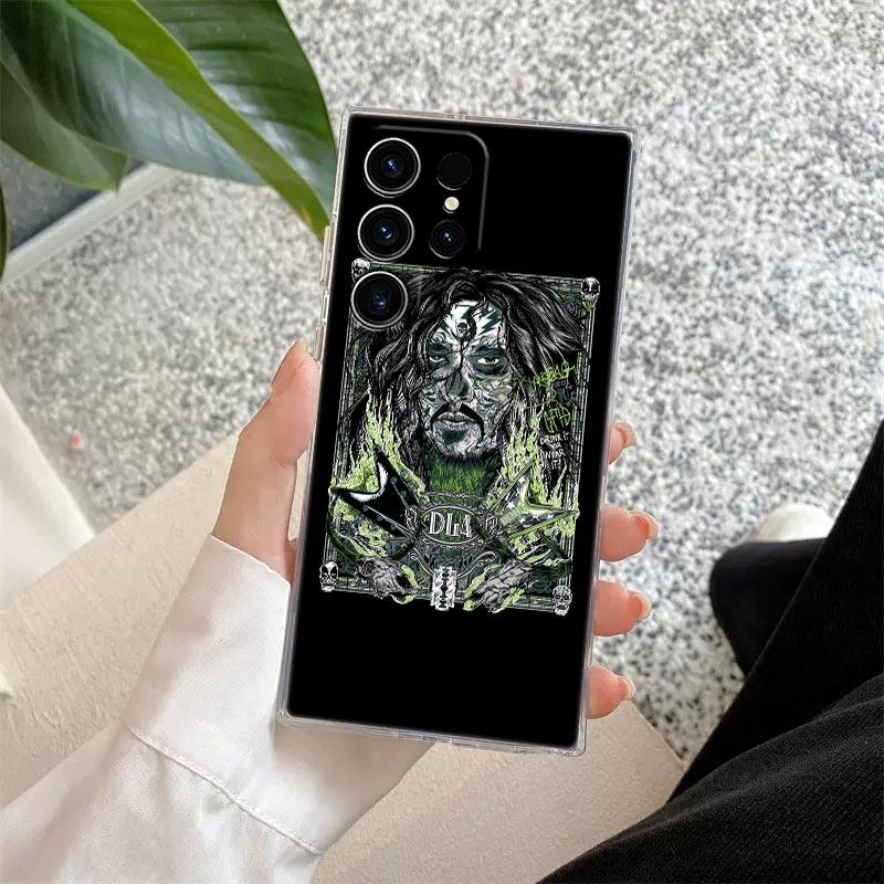 Dimebag Pantera Rock Band Phone Case S25Ultra For Samsung Galaxy S25 S24 S23 S21 Ultra S20 FE S22 Plus A35 A55 Case Clear Cover