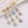 5pcs Cute Crystal Star Pendant Charms for Jewelry Making Earrings Bracelet Necklace DIY Handmade Accessories