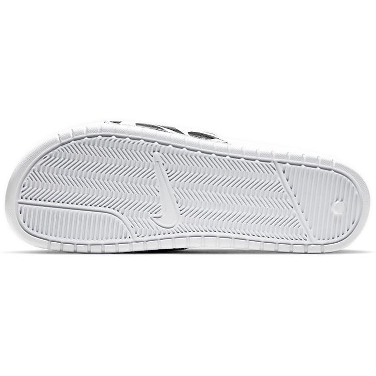 Nike Benassi Jdi Print Slide 'White Black Swoosh' 631261-106