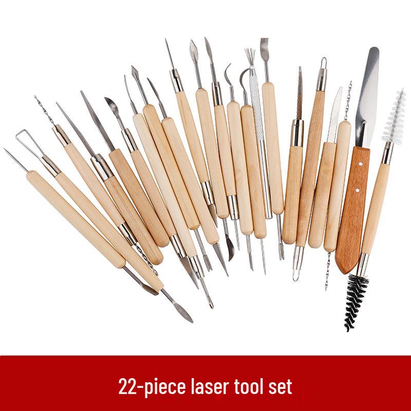 Zestaw narzędzi do rzeźbienia w glinie—Glinka olejowa, plastikowe nożyki do figurek DIY z gliny polimerowej i rzeźbienia w ceramice