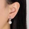 French Retro Rhinestone Faux Pearl Earrings - Unique Design, High-End Accessory.