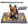 Winter Pet Heating Blanket Temperature Warm Cat Dog Mattress Indoor Heating Pad Pet Supplies USB Heating Pad