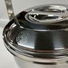 FIREBOX Billy Can Bushcraft Pot, Large, for Open Fires, Stainless Steel, with Bail Handle, Hanging Feature, Cookware [Official Japanese Product], Outd