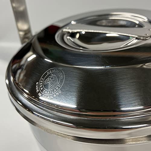 FIREBOX Billy Can Bushcraft Pot, Large, for Open Fires, Stainless Steel, with Bail Handle, Hanging Feature, Cookware [Official Japanese Product], Outd