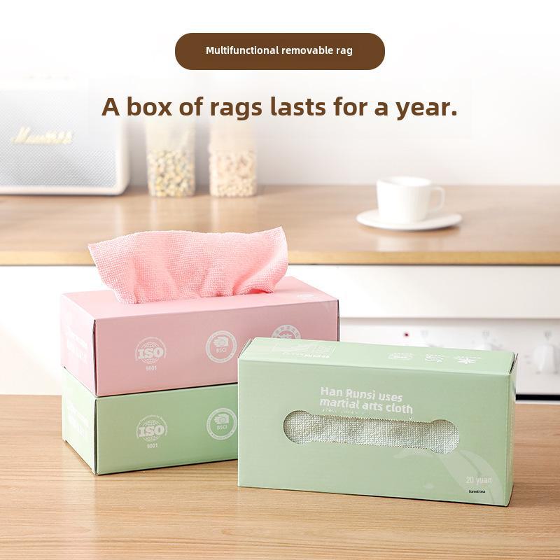 Absorbent Cotton Dishwashing Cloths: Non-Stick Oil Kitchen Towels for Cleaning Tables and Dishes.