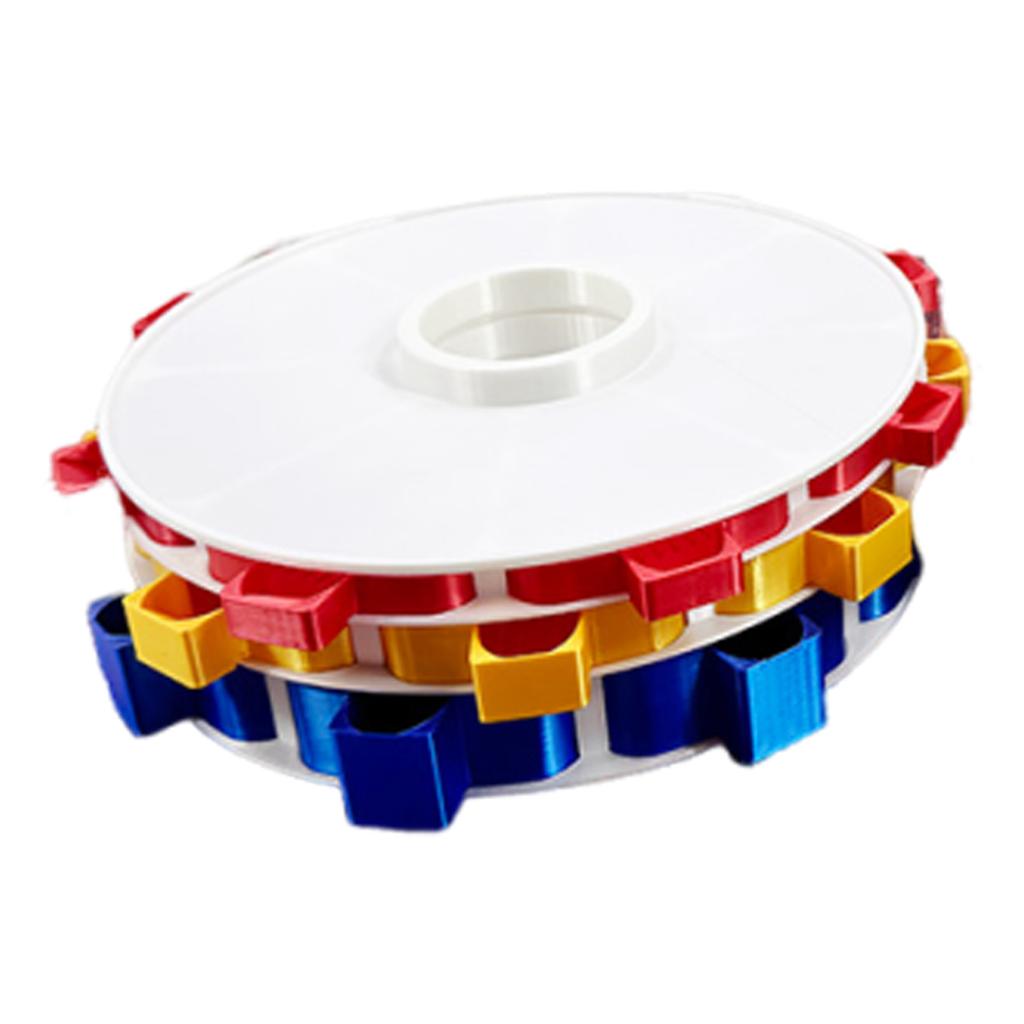 Organizador de Bandeja Giratoria para Pintura de Diamantes Kits de Bandejas de Arte de Diamantes Impresión 3D Suministros para Pintura de Diamantes