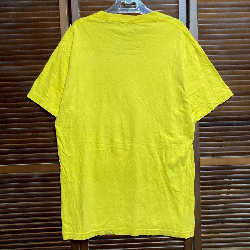 Used Character T-shirt Mickey Mouse Surf Holiday Sunglasses Yellow S (equivalent To M In Japanese Size) Size Vintage Used Vintage P20/