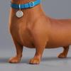 2D Acrylic Dog Hanging Decoration Car Rearview Mirror Puppy Hanging Ornament Bag Purse Charm Pendant Car Interior Accessory