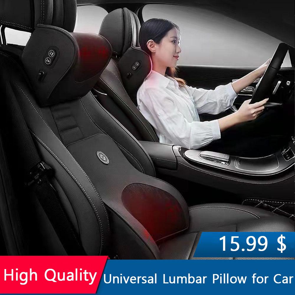 

Высококачественная автомобильная массажная подушка для талии, офисная подушка для спинки сиденья, подголовник, имитация человека, вибрирующая массажная подушка