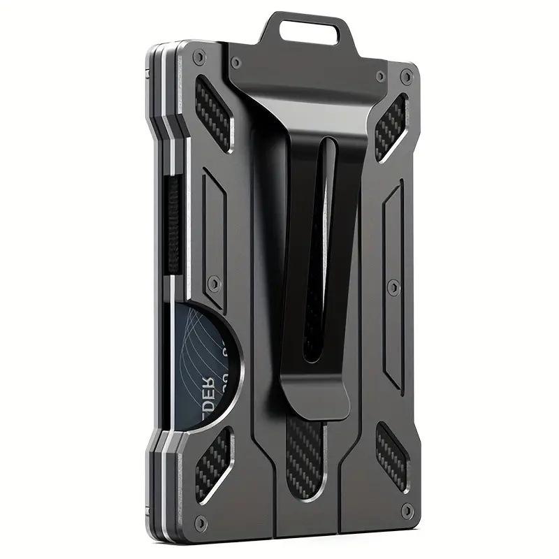 New Transparent RFID Anti-Theft Metal ID & Credit Card Holder Sleeve