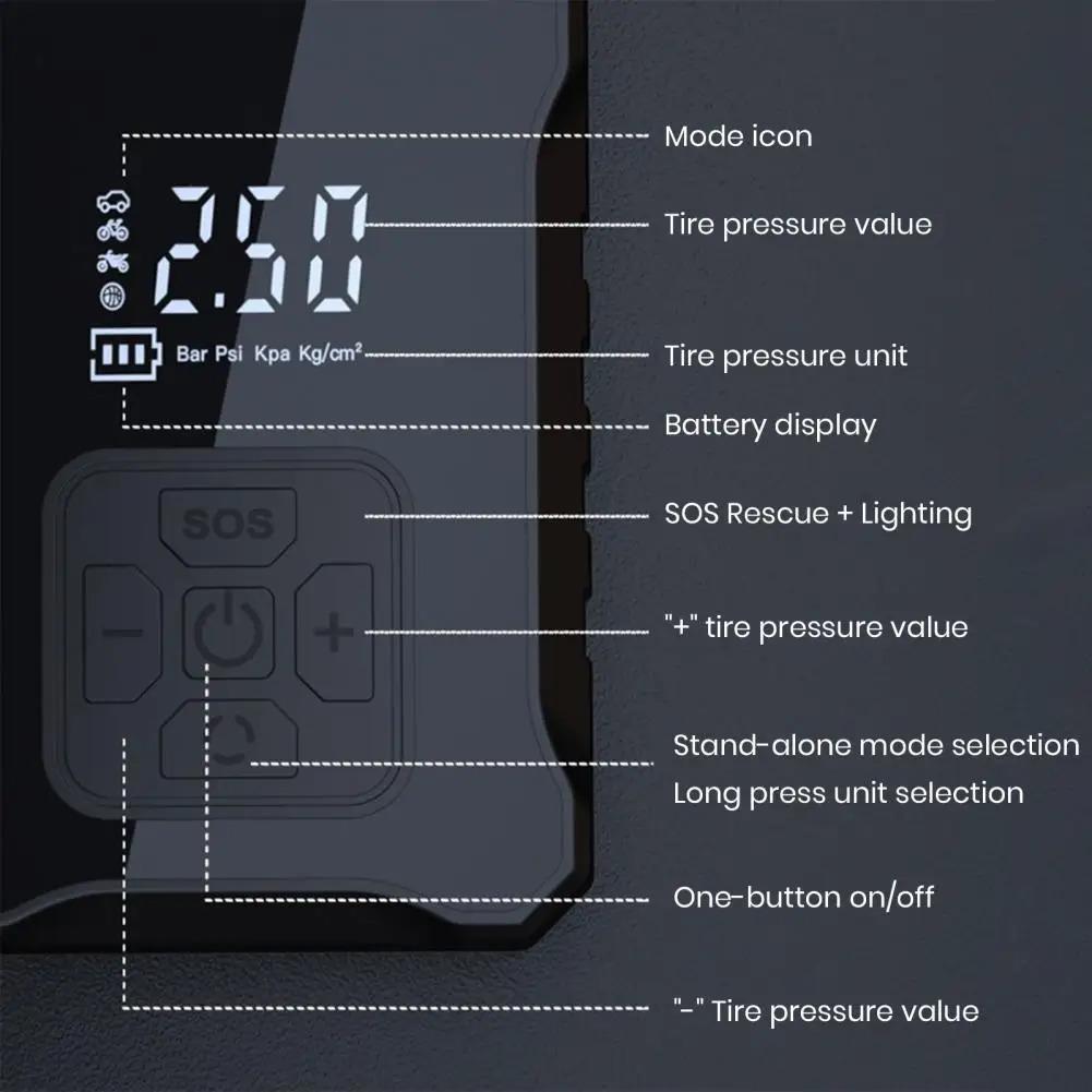 150PSI Wireless Car Air Compressor Electric Air Pump Tire Inflator Pump for Motorcycle Bicycle Boat AUTO Tyre Balls Inflatable