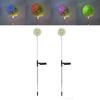 2set Solar Dandelions Garden Lights 6LED Colorful Outdoor Lawn Lamp for Patio Yard Balcony6LED