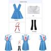 Gk-o Anime Ayanami Rei Asuka Langley Sohryu School Uniform Cosplay Costume Polyester Material Authentic To Character Look