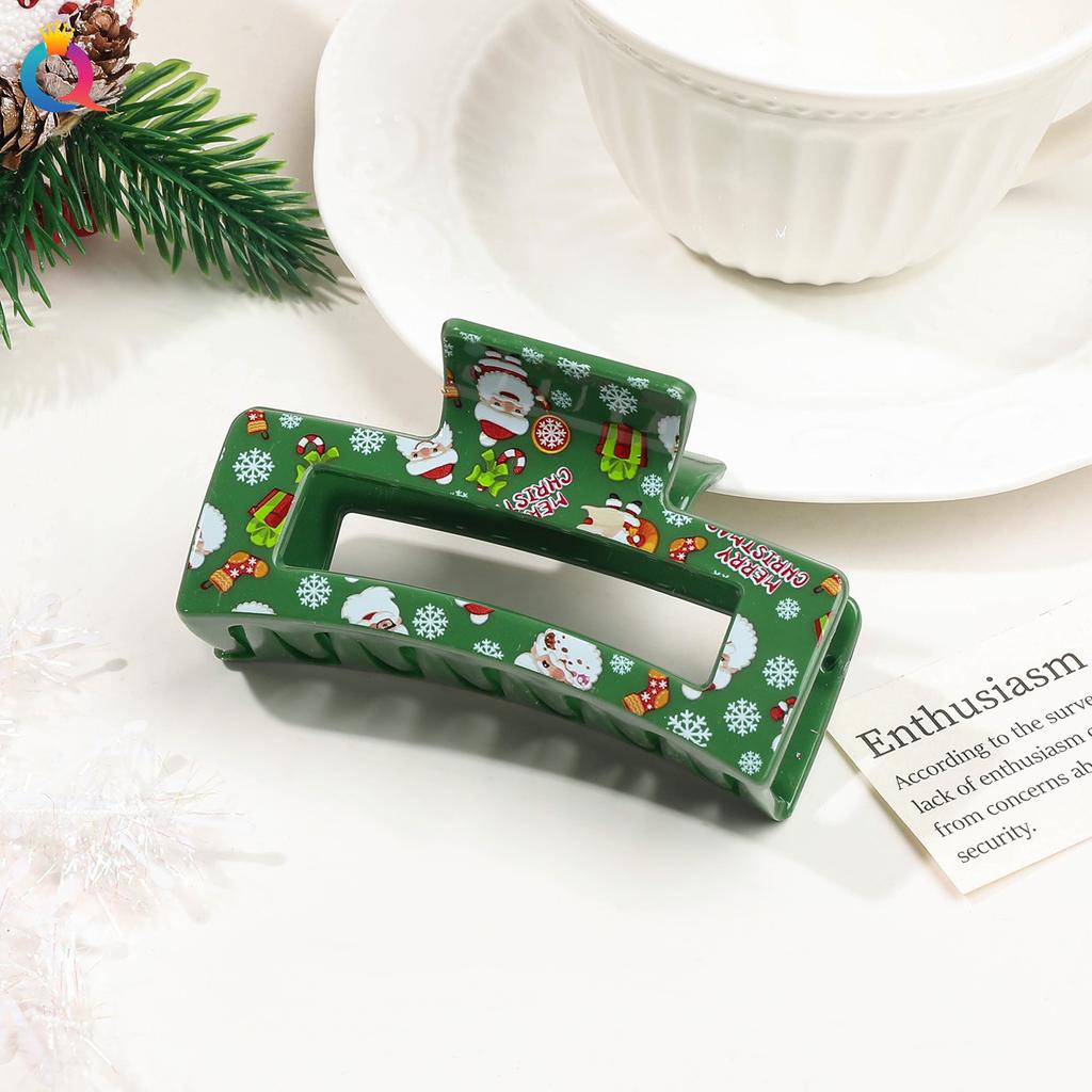 Weihnachts Haarnadel Dame Niedlich Süßer Druck Haarnadel Greifklemme Haarklammer Haaraccessoires