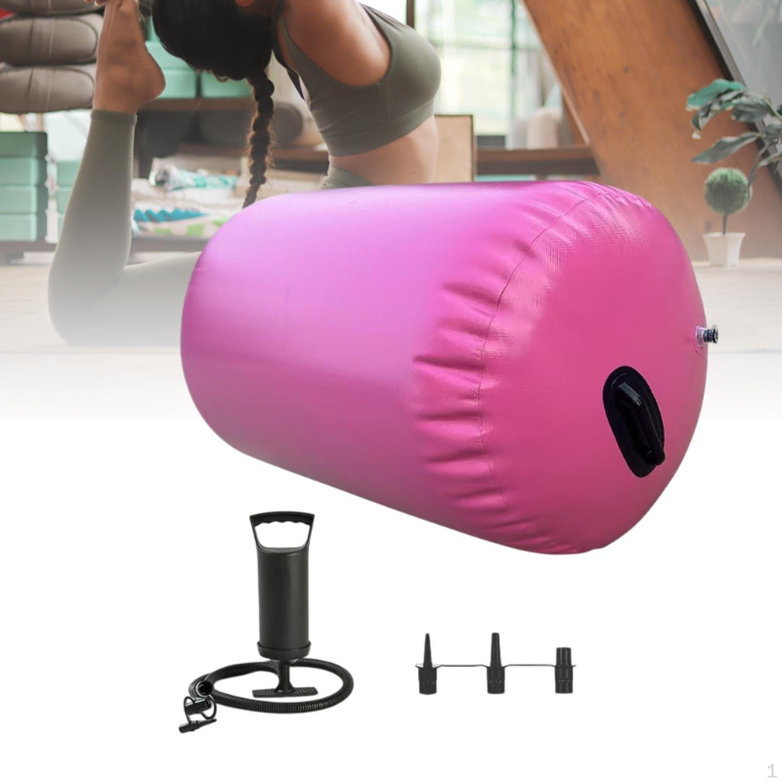 

Гимнастический коврик воздушный ролик легкий нескользящий надувной акробатический для дома