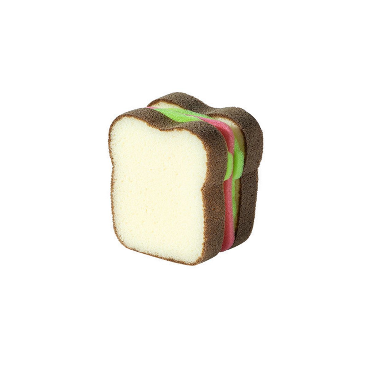 

Non-Scratch Cute Toast Sandwich Shape Dish-washing Sponge Scrub Cleaner Scrubber Scouring Pad Sandwich