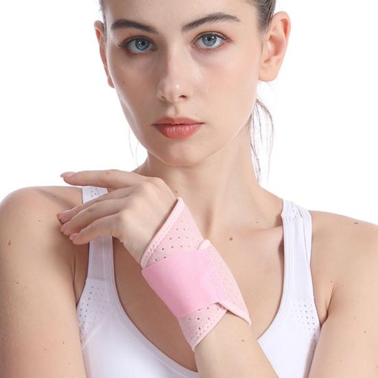 Sportliches Handgelenkband Handgelenkbandage mit Klettverschluss Verstellbares Atmungsaktives Gewebe Kompressionsstütze Handgelenkwickel Fitness Gelenkstütze Handgelenkschutz