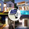 Solar Lights Outdoor 124LED Security Light Motion Sensor 3 Modes Split Flood Lamp, IP65 Waterproof with Remote & 16.5Ft/5M Cable