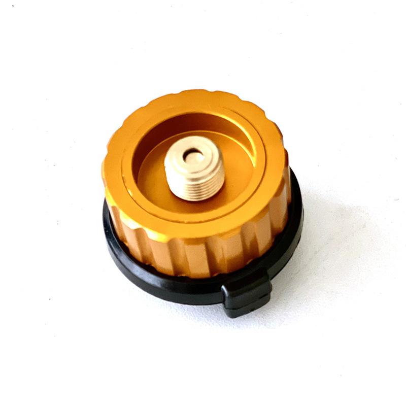 Multi-Function Outdoor Stove Adapter: Self-Locking Gas Tank Converter for Camping