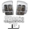 Motorcycle Handlebar Control Switch Housing Cover Switch Button Caps For Harley Sportster 1200 883 Dyna Softail Touring V-Rod