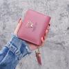 Tassel Pendant Credit ID Card Bank Card PU Leather Short Wallet Coin Purse Bear Wallet Card Holder