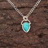 Natural Blue Turquoise 925 Sterling Silver Best Friend Gift New Pendant Jewelry PP-56-32