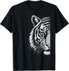 Tiger Graphic Fierce Vintage Bengal Big Cat Nature T-Shirt