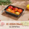 Clear Rectangular Disposable Food Containers with Lids