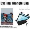 Bicycle Triangle Frame Bag Water Resistant Material Built In Water Bottle Holder Perfect For Mountain Road Cycling Rides