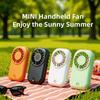5-speed Wind Mini Handheld Fan Ultra-Thin Pocket Fan Portable Handheld Small Fan