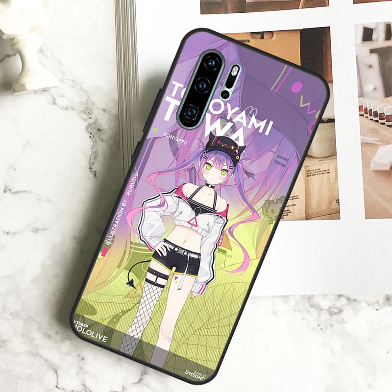 Tokoyami Towa Hololive Für Huawei Nova 12i 12s 11i 8i Y73 Y72 Y61 Y91 Y90 Y70 Y60 9 10 SE P30 P40 Lite P60 Pro Hülle