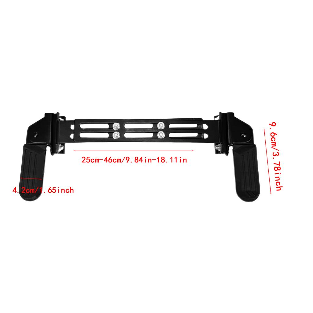 Electric Bike Pedal Stable Easy Installation Bike Foot Peg for Motorcycle E Bike Electric Scooter Mountain Road Bike Attachments