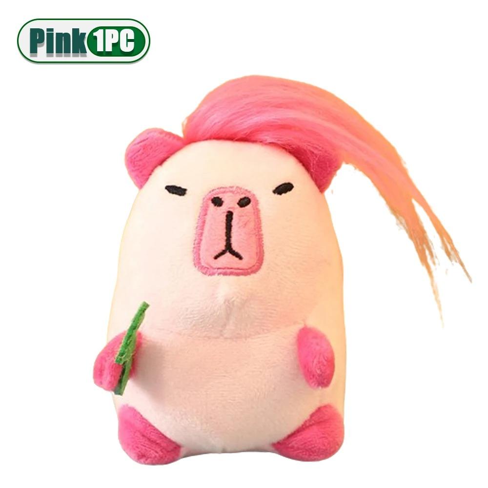 1-20PCS Kawaii Keychain Plush Pendant Explosive Kapybara Plush Pendant Keychain Toys Bag Pendant Doll Car Decoration Doll