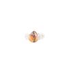 Orange Copper Turquoise 925 Solid Silver Jewelry Handmade Dainty Ring For Women RR-59-43