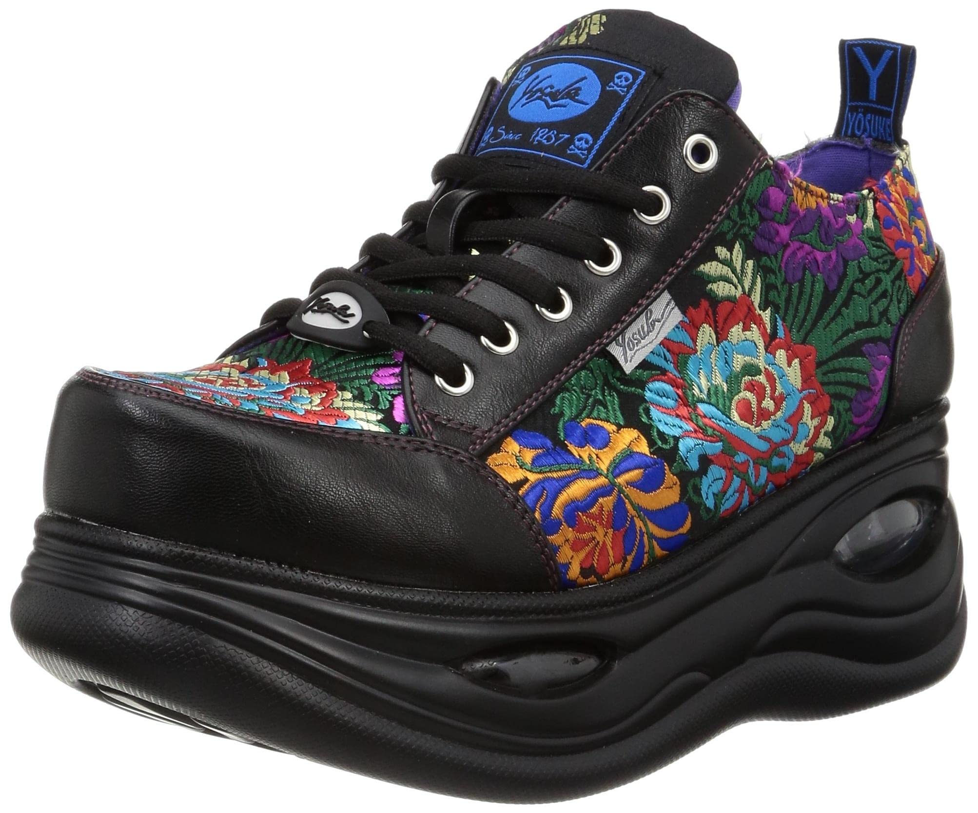 

Туфли на платформе Yosuke, мужские, черно-фиолетовые, размер 26.0 см, 2718001