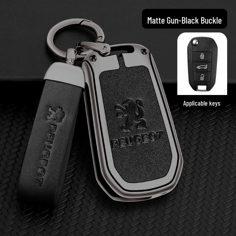 Dongfeng Peugeot 408/308/3008 Key Case - Metal, Anti-Lost Design