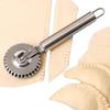 Stainless Steel Baking Pastry Decor Tool Dumpling Embossing Side Cutter Rolling Wheel for Cookie Mould Pasta Baking