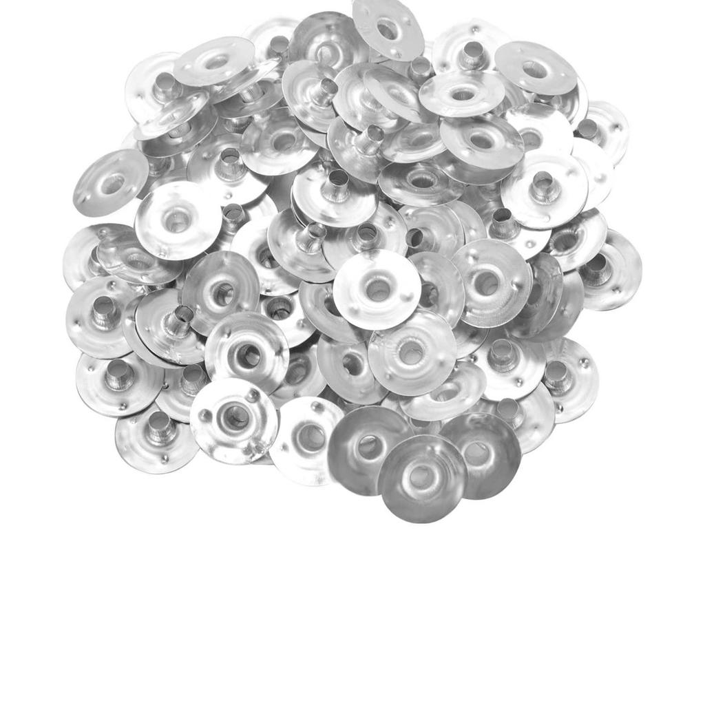 100pcs/Lot Handmade Candle Wick Tabs Metal Candle Wicks Sustainer Tabs Candle Wicks Base For DIY Candle Making DIY Craft Tools