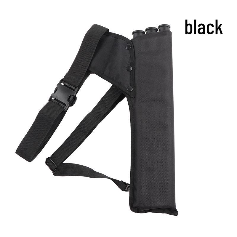 Archery Arrow Quiver: High-Quality Oxford Cloth, Three-Tube Storage, Wearable on Back or Waist