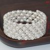 Elegant Crystal Imitation Pearl Bracelet Multilayer Stretchable Pearl Bracelet