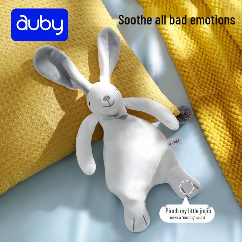 Auby Baby Rabbit Comfort Blanket Toy