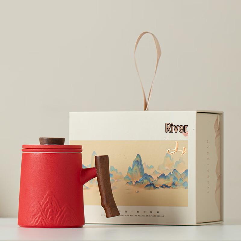 DZ JIA Ceramic Tea Infuser Mug