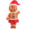 Xmas Funny Inflatable Costumes Gingerbread Snowman Woman Halloween Carnival Party Suit Special Use Role Props Clothing