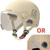 1 Piece Battery Motorcycle Summer Universal Four-Season Sun Protection Safety Helmet Half Helmet Electric Car Women'S Helmet
